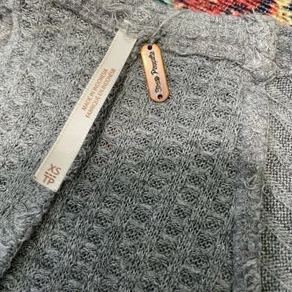 Free People Ventura Drippy Thermal Long Sleeve Sweater - Picture 5 of 8